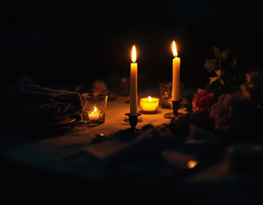 A dinner laid out on a warm wooden table